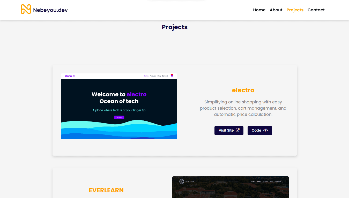 Personal Portfolio Website